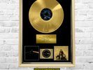 Pink Floyd - The Dark Side Of The Moon Gold Disc Vinyl Frame Presentation Rare