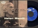 HELEN MERRILL VOL.1 -ITALIAN EP- EMARCY CLIFFORD BROWN OSCAR PETTIFORD JAZZ CULT