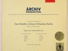PIERRE FOURNIER BACH CELLO SOLO SUITES NO.3 & 4 ARCHIV STEREO SAPM 198187 EX