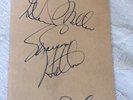 Glenn Miller, Marion Hulton and Ray Eberle autographs 1940's on a postcard