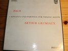 GRUMIAUX Bach Sonatas Partitas Violin Solo 3-LP-Box Philips AY  NM