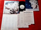 MADONNA True Blue LP 1986 BRAZIL GOLD STAMPED COMPLETE WITH A-4 PROMO PRESS KIT