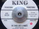 NORTHERN SOUL 45 Charles Spurling She Cried Just a Minute (KING) HEAR