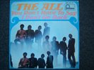 THE  ALL  :  You Don't Have To Say / I Don't Go Back - SEHR Rar - PROMO WEISS NM