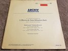 RARE CLASSICAL LP PIERRE FOURNIER BACH SOLO CELLO SUITES 1/2 ARCHIV GERMAN MINT