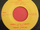 1956 Rockabilly 45 TOMMY DUNCAN Daddy Loves / Crazy Kid Mommyo FIRE 101 Orig VG-