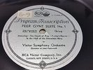 LP RCA Victor Program Transcription L-11604 Peer Gynt Suite, Pasternack Goossens