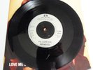 THE BEATLES LOVE ME DO 1990'S SILVER INJECTION MOULDED LABEL