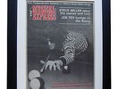 IAN HUNTER+Once Bitten+NME 1977+POSTER+AD+FRAMED+RARE ORIGINAL+FAST GLOBAL SHIP