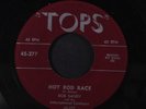BOB SANDY: Hot Rod Race / Poison Love  45 (great 2-sider ) Country