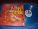 GRUPO LA JUSTICIA Salsa Guaguanco BLUE VINYL 1979 MEXICO LP Chesecake Cover