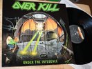 Over Kill - Under The Influence - Orig Mega Force Worldwide EU 80s Heavy Metal