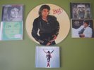 RARE 1987 MICHAEL JACKSON BAD YELLOW VINYL LP AND BONUS CD'S