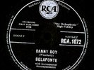 HARRY BELAFONTE  Danny Boy  