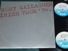 Rory Gallagher Irish Tour '74 2x LP Australia ExCondition