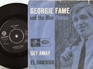GEORGIE FAME GET AWAY & EL BANDIDO DANISH 45+PS 1966 MOD R&B SOUL FREAKBEAT