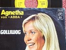 ABBA- RARE AGNETHA FÄLTSKOG SINGLE GOLLIWOG/ HERE FOR YOUR LOVE