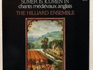 HILLIARD ENSEMBLE, PAUL HILLIER English Medieval Songs HARMONIA MUNDI LP NM