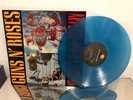 GUNS N ROSES - APPETITE FOR DESTRUCTION -BANNED RAPE COVER- BLUE COLORED VINYL