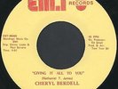 CHERYL BERDELL: Giving It All To You / Fall In Love 45 Hear  Soul