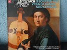 Wieland Kuijken Gustav Leonhardt Bach 3 Sonatas BASF Harmonia Mundi LP NM
