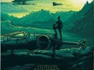 Star Wars The Force Awakens soundtrack John Williams POE vers vinyl 2 LP +print