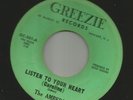 DOOWOP R&B - AMBERS -- LOVING TREE / LISTEN TO YOUR HEART   --HEAR -1959 GREEZIE