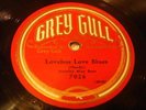 JAZZ NOVELTY BLUE BOYS Loveless Love Blues / Deep River Blues GREY GULL 7026