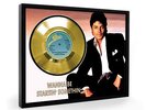 Michael Jackson Wanna Be Startin' Somethin' Framed Gold Disc Display Vinyl (C1)