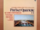 Telemann Pariser Quartette 1-6 Quadro Amsterdam 2xLP Box Telfunken 6.35065 NM