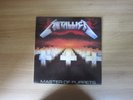 METALLICA Master Of Puppets 7 Track Korea Orig 1st LP 1989 INSERT