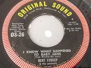 BENT FORCEP-I KNOW WHAT HAPPENED TO BABY JANE/MY SON THE DOCTOR-ORIGINAL SOUND