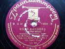 78rpm ERNST BUSCH Ramos Bandera Roja Spanish Revolutionary Songs RARE USSR 1936