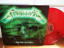 RARE METALLICA ride the lightning GREEN COVER HARD ROCK LP Re