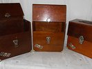 3 x VINTAGE Record Box 1970s Carry Case STORAGE 12