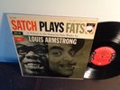 LOUIS ARMSTRONG SATCH PLAYS FATS RARE ORIG '56 COLUMBIA SIX EYE MONO LP DG N/M