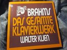 WALTER KLIEN - Piano solo 6LP: BRAHMS WORKS - FSM VOX STEREO Germany BOX - MINT