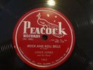 Louis Jones Rock And Roll Bells All Over Goodbye PEACOCK 1663 R&B 78 RARE