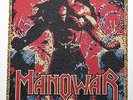 Manowar , Louder than Hell Patch, gold glitter border, limited, rar, rare