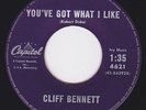 2 sided Rocker 45 - CLIFF BENNETT - Youve Got What I Like / I'm In Love With You