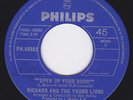 Garage Punk 45- RICHARD & YOUNG LIONS - Open Up Your Door / Once Upon Your Smile