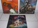 MEAT LOAF - 3 LP RECORDS - BAT OUT OF HELL, BAD ATTITUDE, DEAD RINGER - MEATLOAF