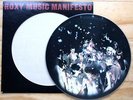 EX/EX  ROXY MUSIC MANIFESTO VINYL PICTURE PIC DISC LP BRYAN FERRY