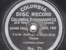 139e.  Cal Stewart - Uncle Josh at a Baseball Game - Columbia 71