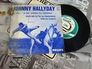 johnny hallyday juke box encart original  pour moi la vie va commencer