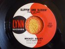 MICKEY GILLEY Slippin' And Slidin' 45 rpm LYNN 1961 RARE 