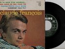 CLAUDE FRANCOIS / EP 432.864 / REEDITION POCHETTE PAPIER / FRENCH POP / 1963
