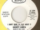 NANCY AMES I Dont Want To Talk About It EPIC PROMO  NORTHERN SOUL 45