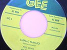 NEIL LEWIS Signal Mambo bw Long Gone 45 RARE LATIN NM MACHINE STAMPED ORIG GEE