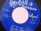 MARVIN & JOHNNY Ain't That Right bw Let Me Know 45 MODERN 974 DOO-WOP EX RARE